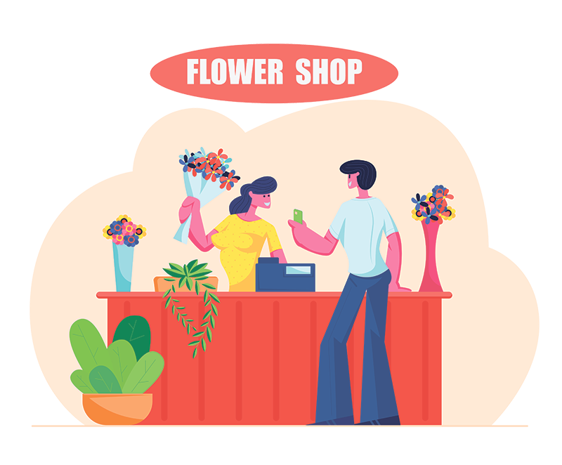 Касова програма для квіткового магазину